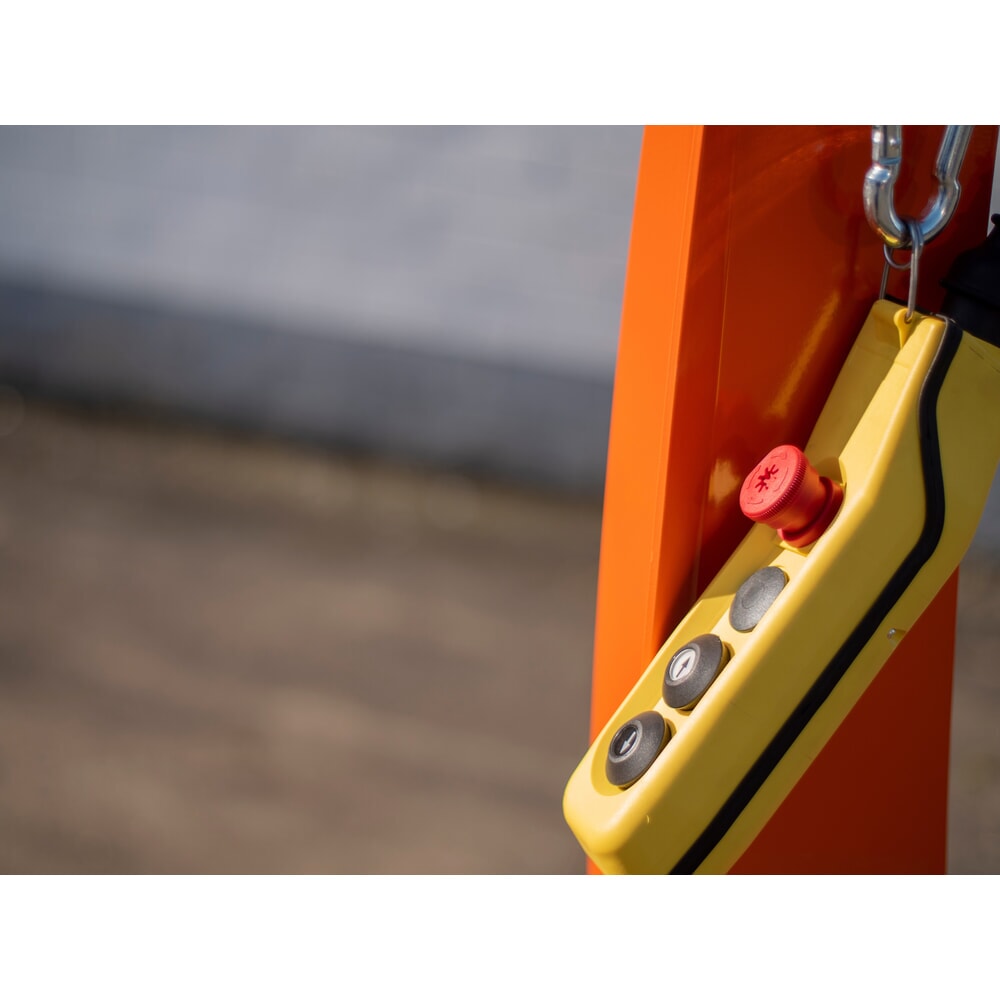 Produktabbildung Nr. 3: HydroBull® elektrischer Gegengewichts-Werkstattkran, Tragkraft max. 500 kg, manueller Fahrantrieb