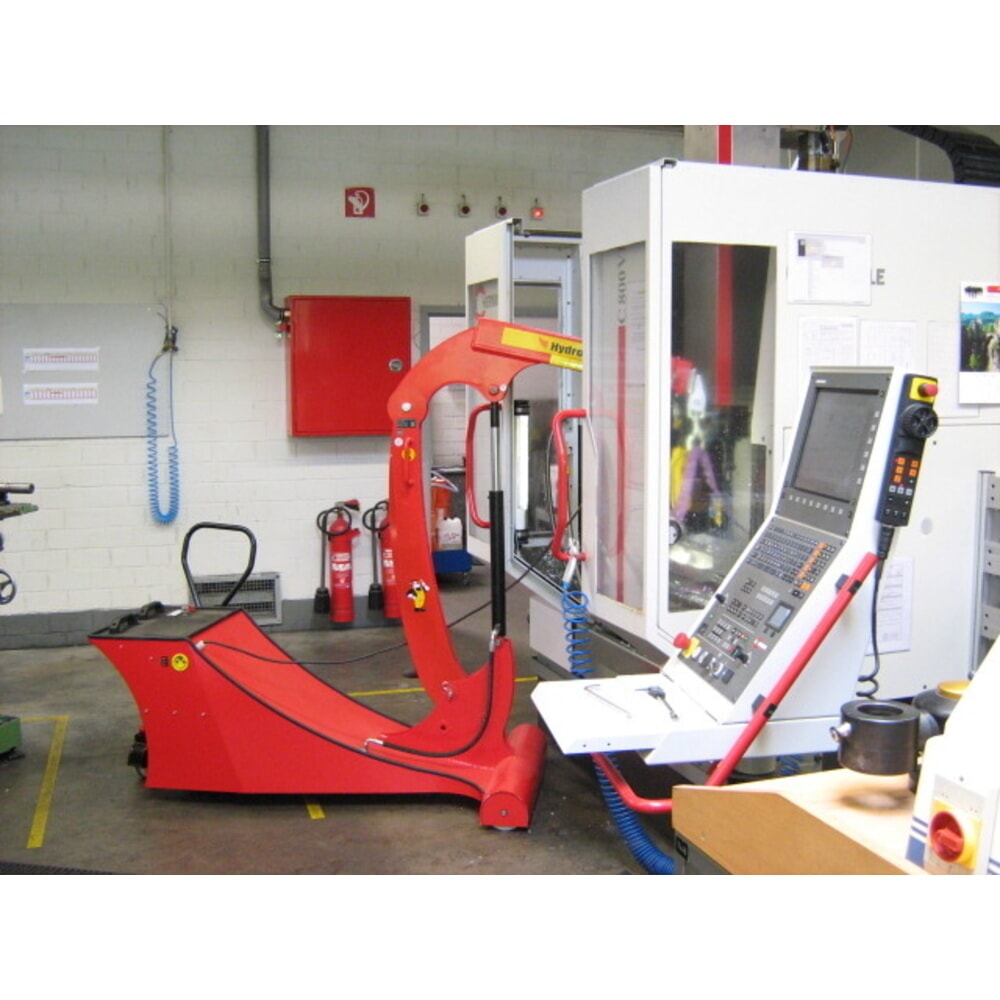 Produktabbildung Nr. 10: HydroBull® elektrischer Gegengewichts-Werkstattkran, Tragkraft max. 500 kg, manueller Fahrantrieb