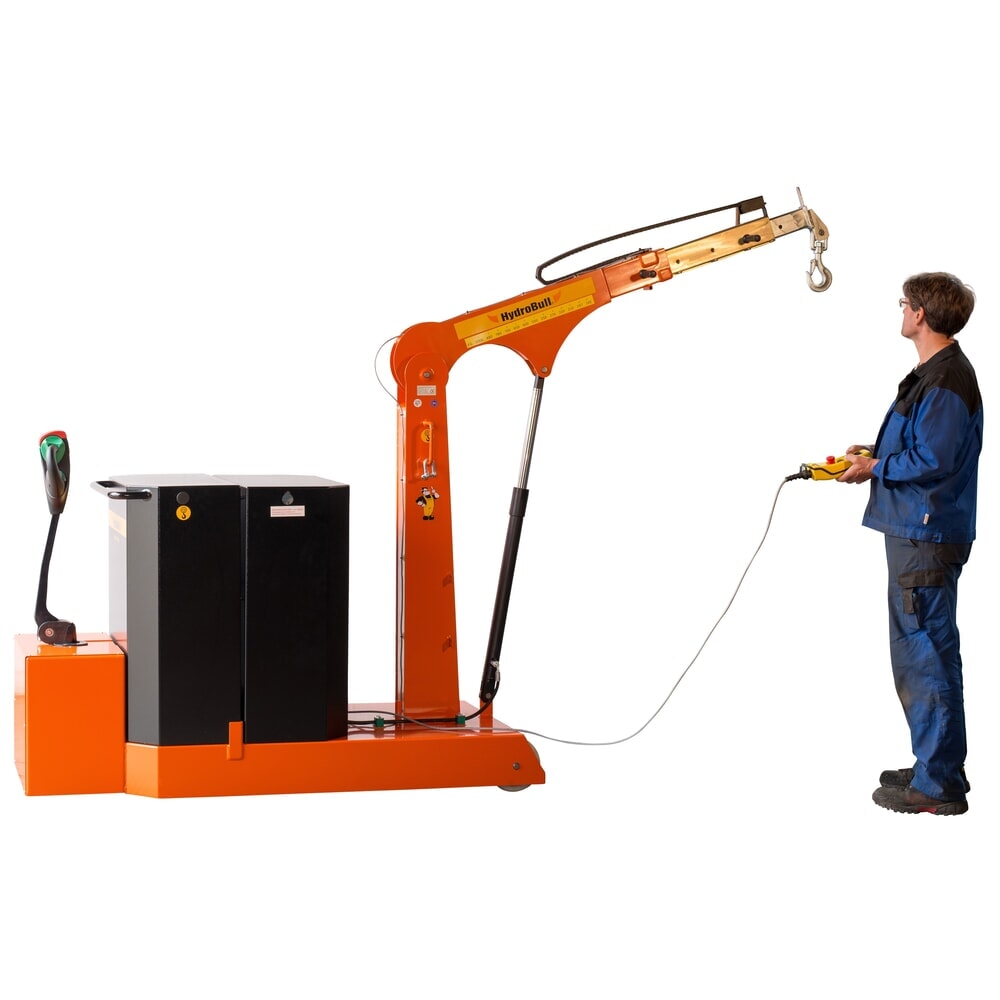Produktabbildung Nr. 10: HydroBull® elektrischer Gegengewichts-Werkstattkran, Tragkraft max. 1.000 kg, elektrischer Fahrantrieb