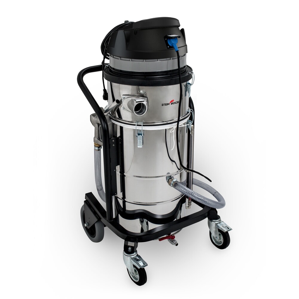 Produktabbildung: Steinbock® Öl- und Späne-Pumpsauger VS 2/90 SUB OIL, max. 2.600 W, 90 l, Edelstahl