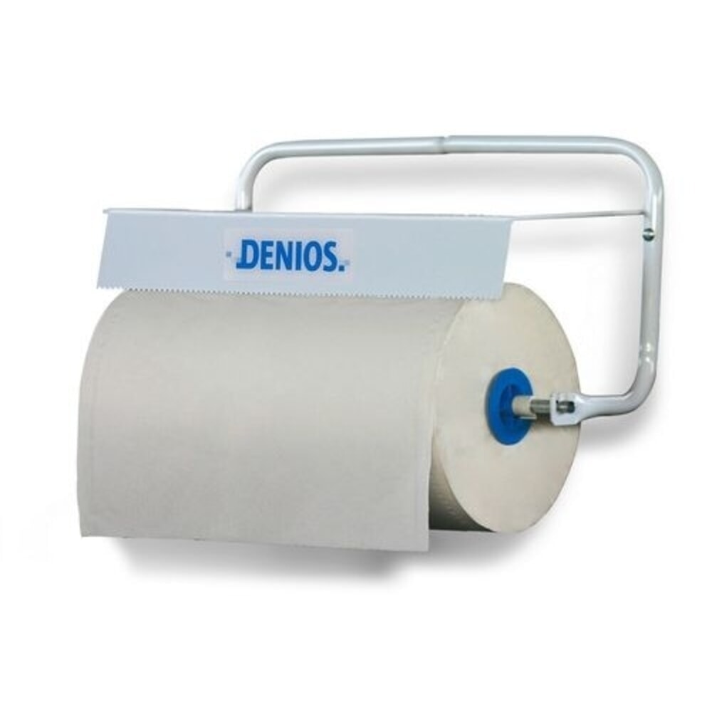 Produktabbildung: Wandhalterung für Denios Bindevlies-Rollen DENSORB bis 40 cm