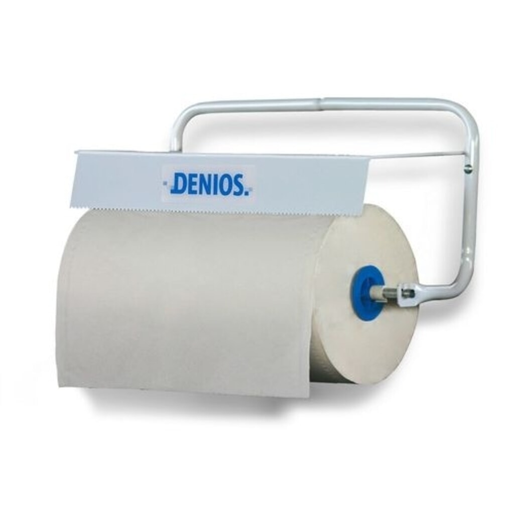Produktabbildung: Wandhalterung für Denios Bindevlies-Rollen DENSORB bis 40 cm