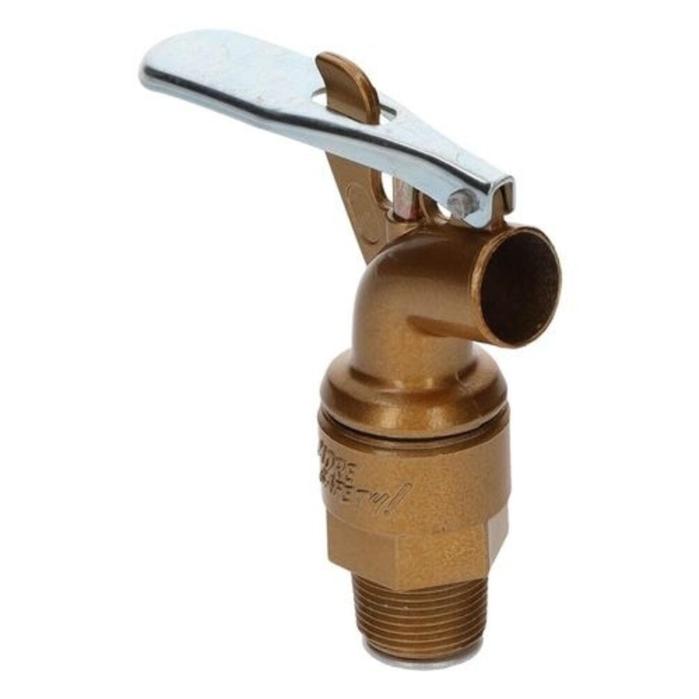 Produktabbildung Nr. 1: Denios selbstschließender Feindosierhahn aus Zinkspritzguss, Gewinde-Ø 3/4 Zoll