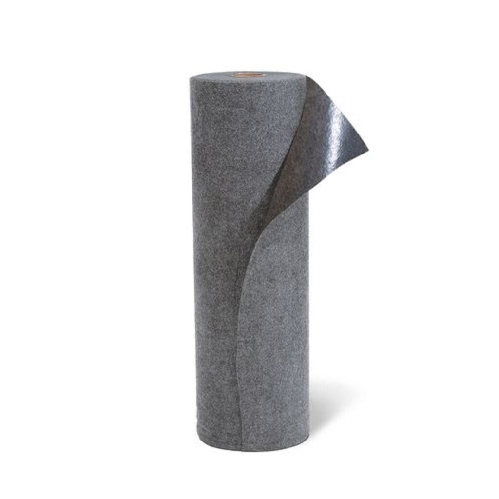 Produktabbildung: Denios Bindevlies Bodenschutzrolle DENSORB Professional mit PE-Beschichtung, 80 cm x 15 m