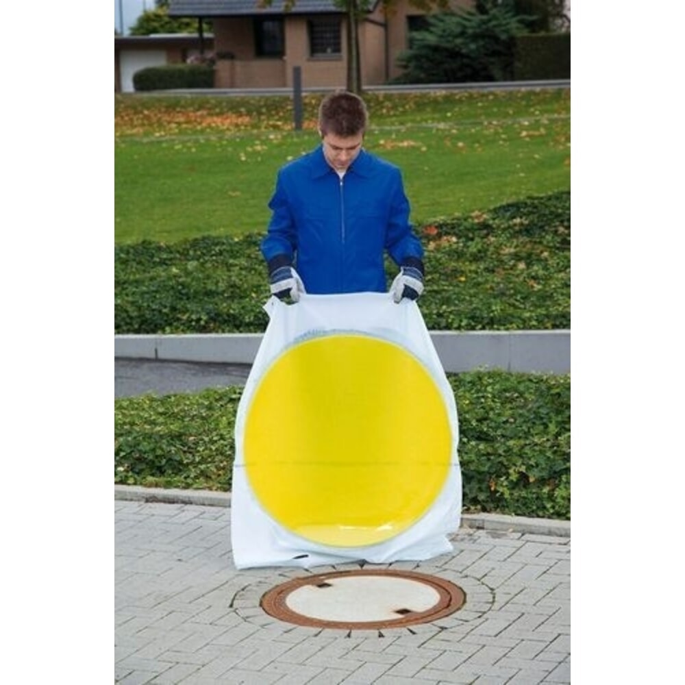 Produktabbildung Nr. 1: Denios Kanalschutz Abdichtmatte, runde Form, Höhe 8 mm, Ø 450 mm