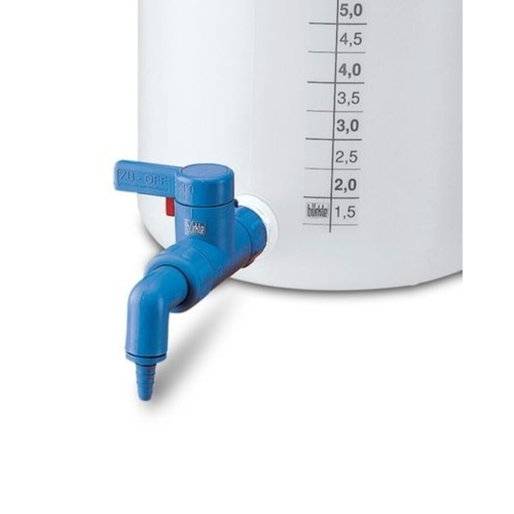 Produktabbildung: Ablasshahn für Denios Raumspar- und Weithalskanister, drehbar
