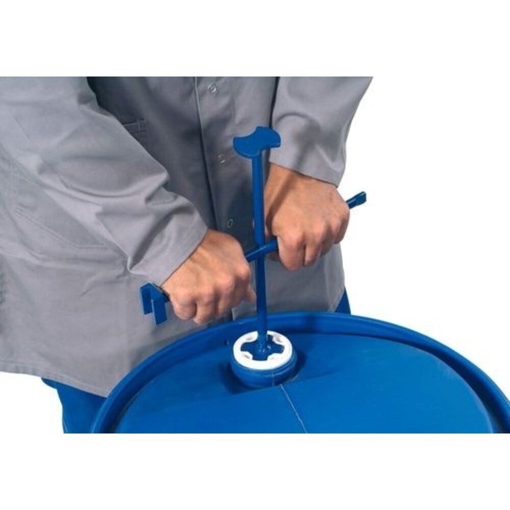 Produktabbildung Nr. 1: Denios Kreuz-Fassschlüssel, Stahl, lackiert, zum Öffnen der gängigsten Fassverschlüsse