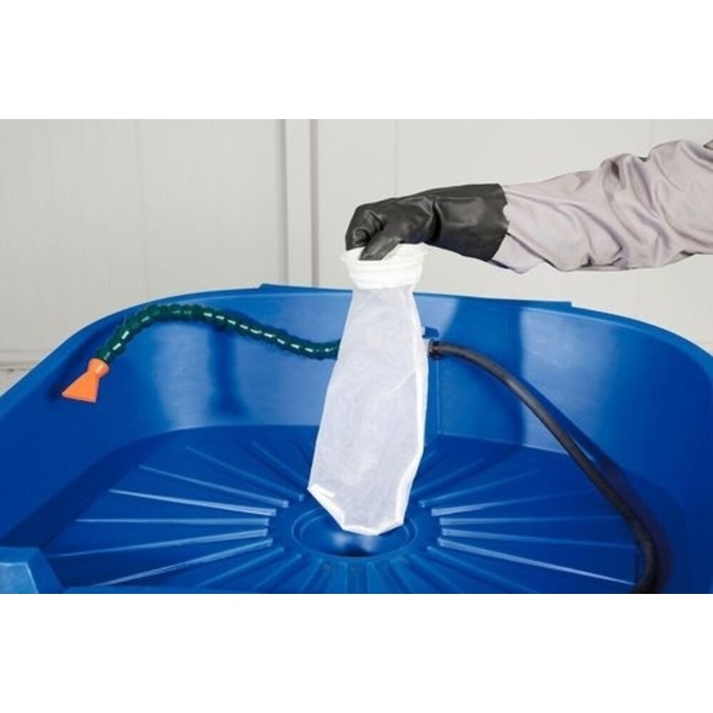 Produktabbildung: Filterbeutel für Denios Beckenablauf im Pinselwaschtisch 10" 50µ