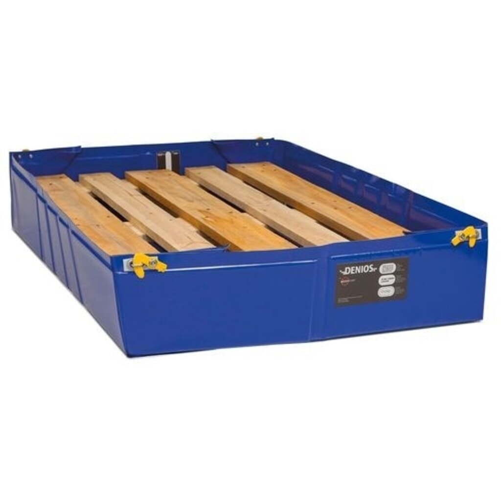 Denios Faltbare Mehrweg-Auffangwanne aus Kunststoff, Auffangvolumen 25 l, HxBxT 125 x 350 x 700 mm Produktabbildung Nr. 1: Denios Faltbare Mehrweg-Auffangwanne aus Kunststoff, Auffangvolumen 25 l, HxBxT 125 x 350 x 700 mm
