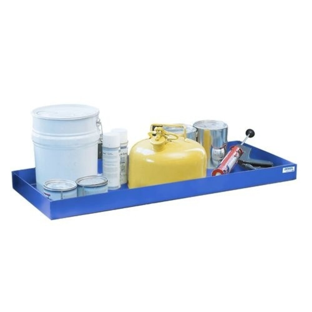 Produktabbildung: Denios Kleingebinde-Auffangwanne classic-line aus Stahl, pulverbeschichtet, Auffangvolumen 20 l, HxBxT 75 x 987 x 400 mm