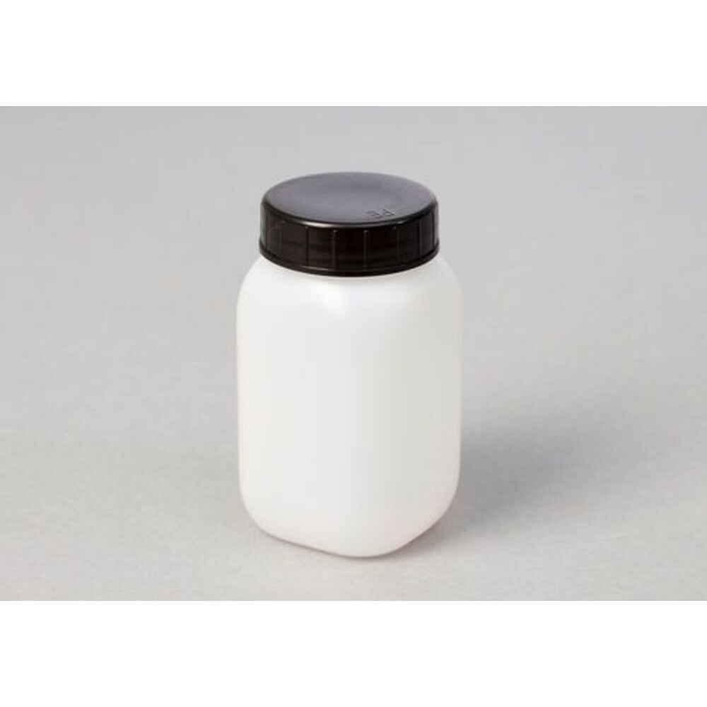 Produktabbildung Nr. 1: Denios Weithalsflaschen aus HDPE, eckig, natur-transparent, 250 ml, 24 Stück