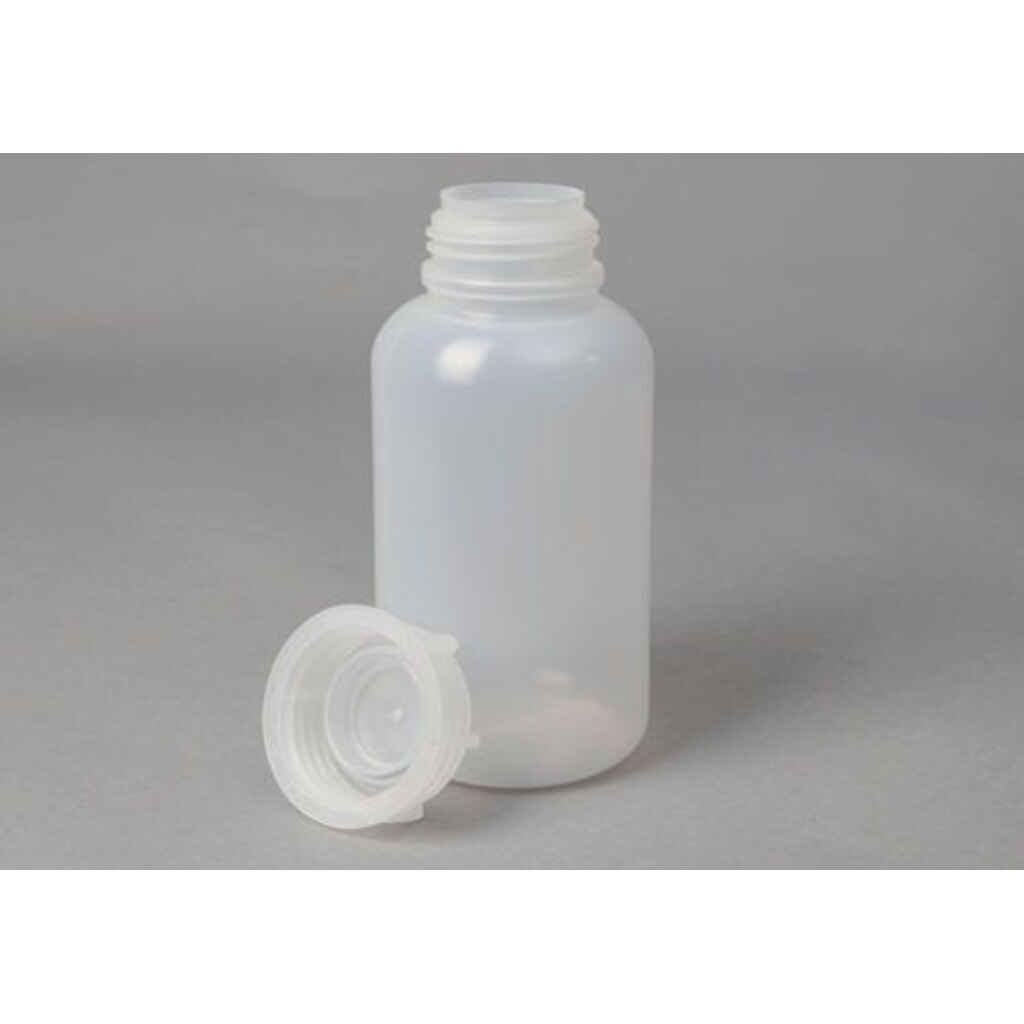 Denios Weithalsflaschen aus LDPE, rund, natur-transparent, 1500 ml, 6 Stück Produktabbildung Nr. 1: Denios Weithalsflaschen aus LDPE, rund, natur-transparent, 1500 ml, 6 Stück
