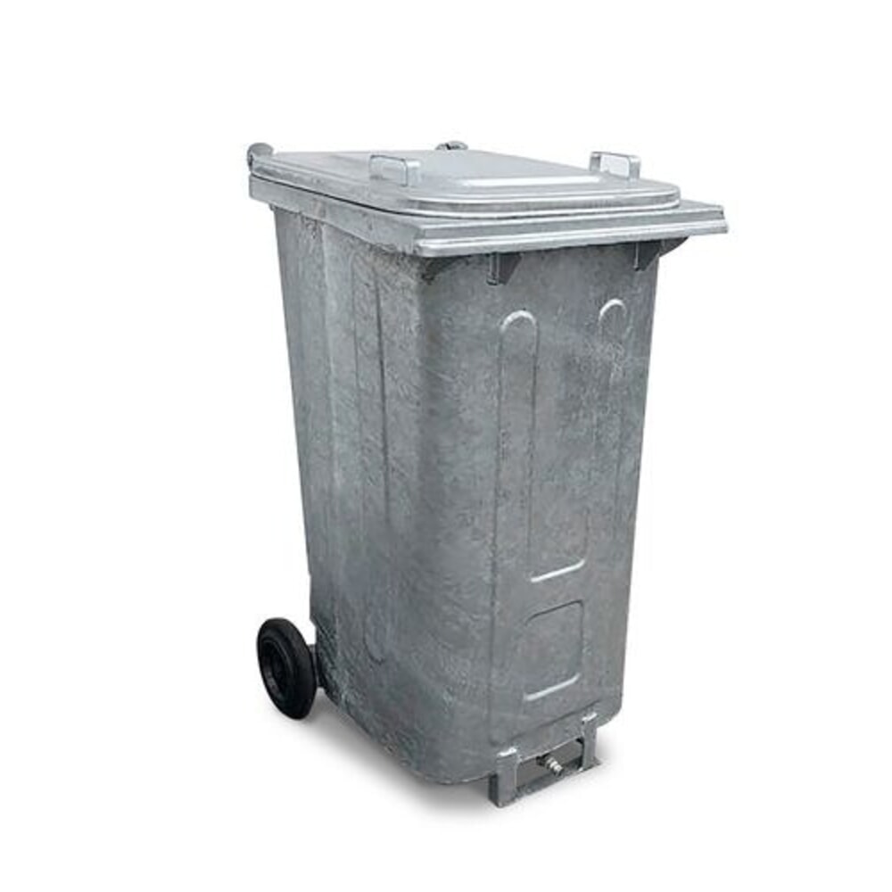 Produktabbildung Nr. 1: Denios Sammelbehälter für ölhaltigen Abfall, mobil, mit integriertem Ölablauf