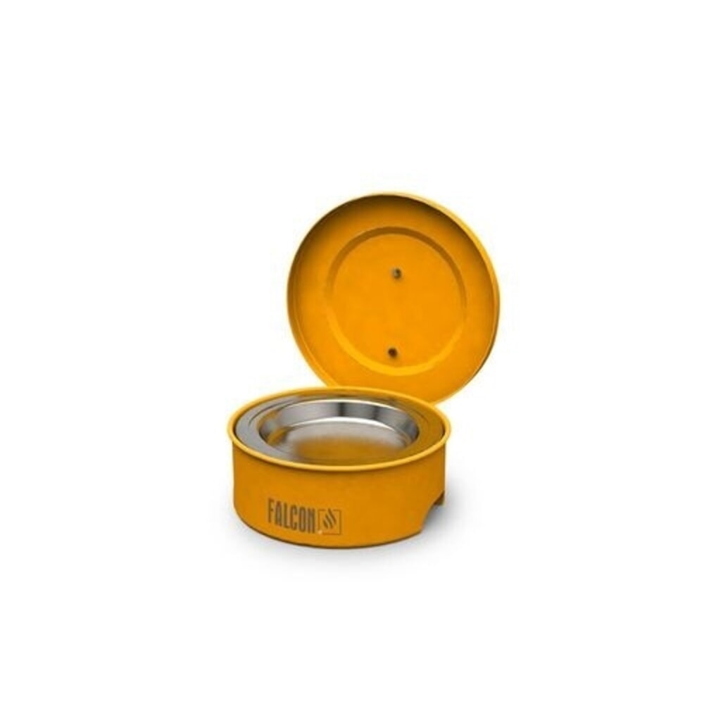 Produktabbildung: Denios Kleinteilereiniger FALCON aus Stahl, lackiert, mit Eintauchsieb, 2 l