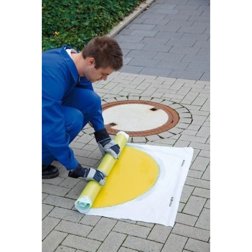 Produktabbildung Nr. 2: Denios Kanalschutz Abdichtmatte, runde Form, Höhe 8 mm, Ø 450 mm