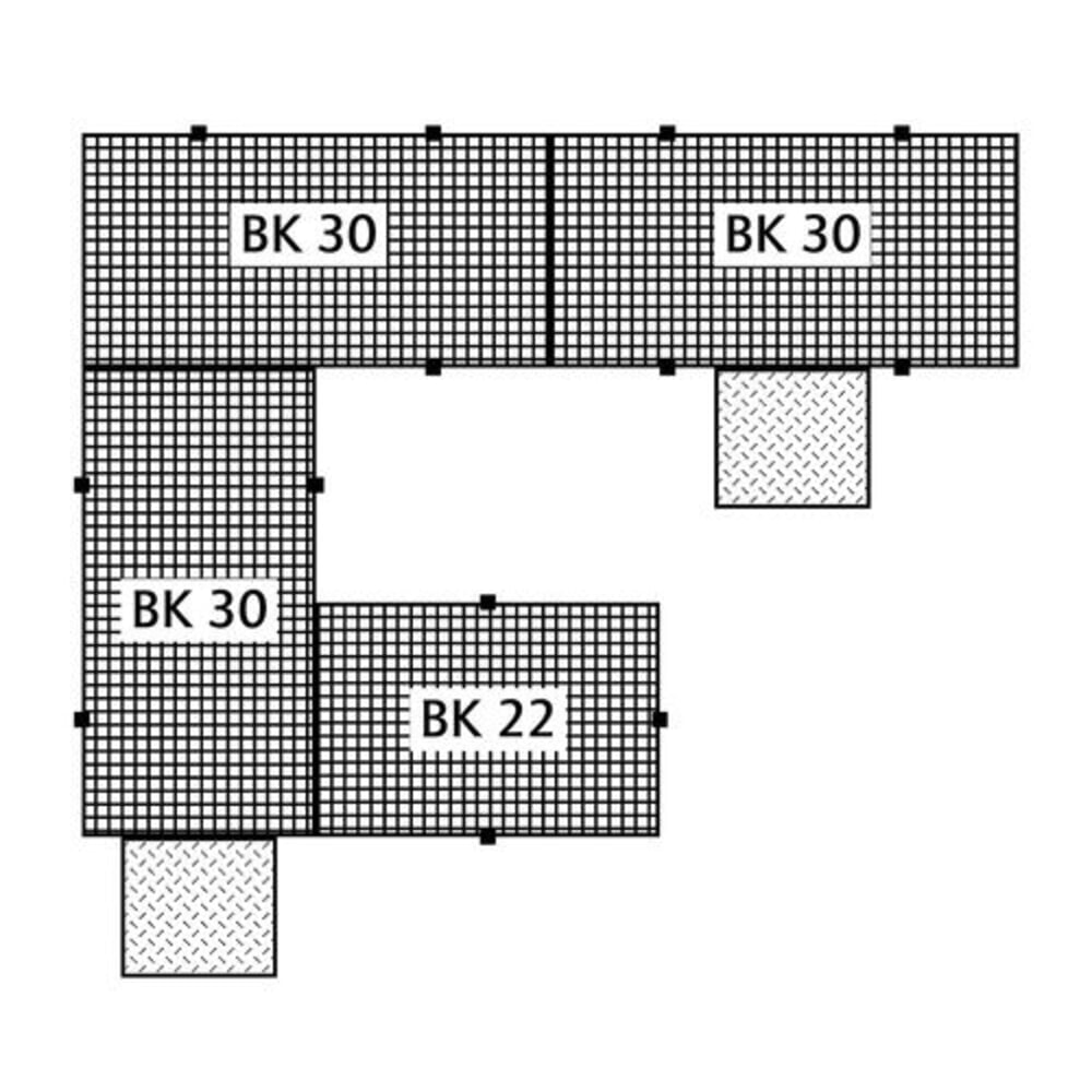 Produktabbildung Nr. 3: Denios Boden-Auffangwanne classic-line aus PE Einzelelement, mit PE-Gitterrost, HxBxT 150 x 790 x 1500 mm