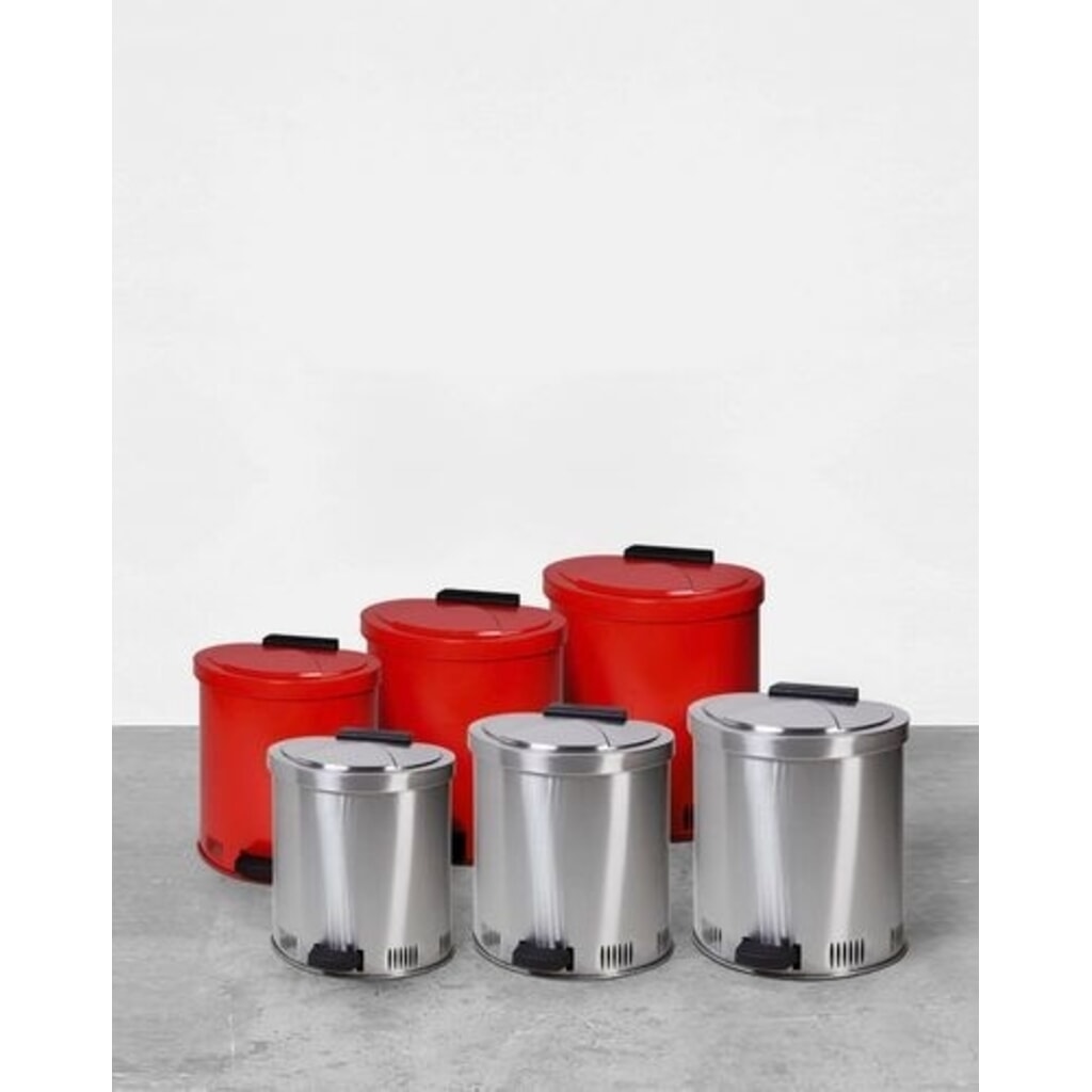 Denios Sicherheitsabfallbehälter, aus Edelstahl, mit Deckeldämpfung, 20 l Volumen Produktabbildung Nr. 2: Denios Sicherheitsabfallbehälter, aus Edelstahl, mit Deckeldämpfung, 20 l Volumen
