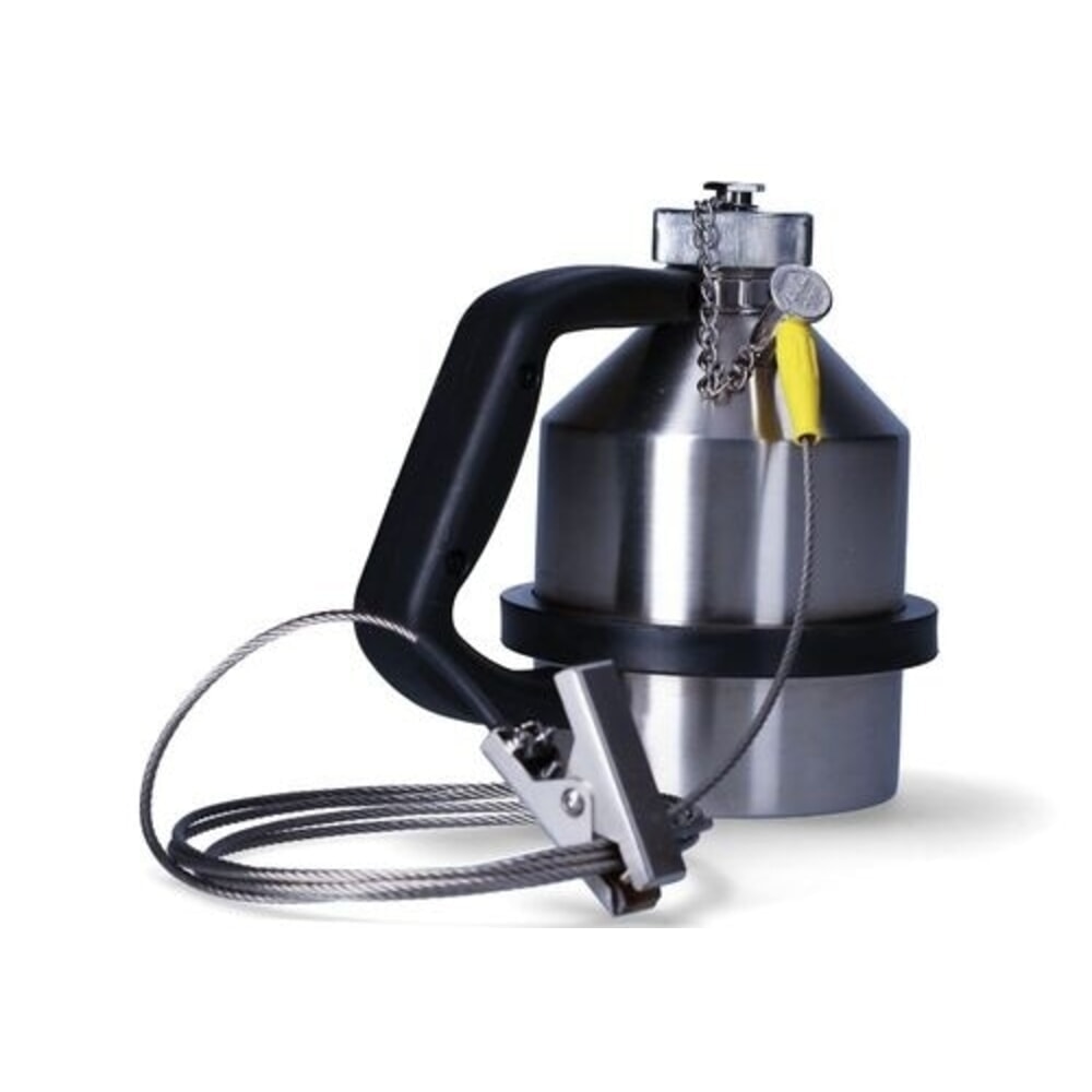 Produktabbildung Nr. 2: Denios Sicherheitskanne FALCON aus Edelstahl, Erdungsanschluss, Schraubkappe, 1 l