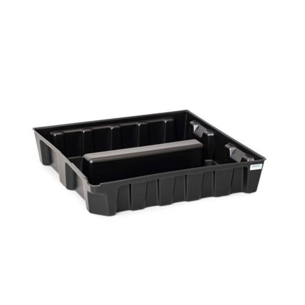 Produktabbildung Nr. 2: Denios Kleingebinde-Auffangwanne base-line aus PE, Höhe 160 mm, mit Ablauf, ohne Gitterrost, Auffangvolumen 70 l