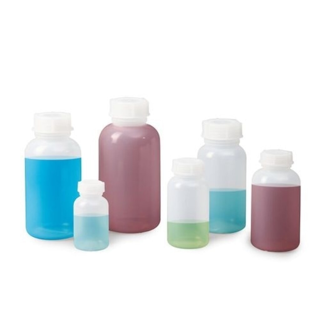 Denios Weithalsflaschen aus LDPE, rund, natur-transparent, 1500 ml, 6 Stück Produktabbildung Nr. 4: Denios Weithalsflaschen aus LDPE, rund, natur-transparent, 1500 ml, 6 Stück