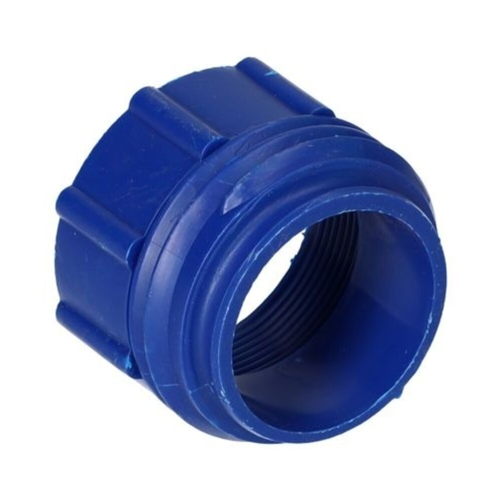 Produktabbildung Nr. 4: Denios Gewindeadapter von 2 Zoll fein (l) auf 2 Zoll Mauser grob (A), blau