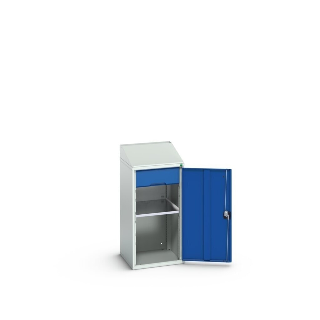 Produktabbildung Nr. 2: bott verso Pultschrank, mit 1 Fachboden und 1 Schublade, BxTxH: 525 x 550 x 1130 mm