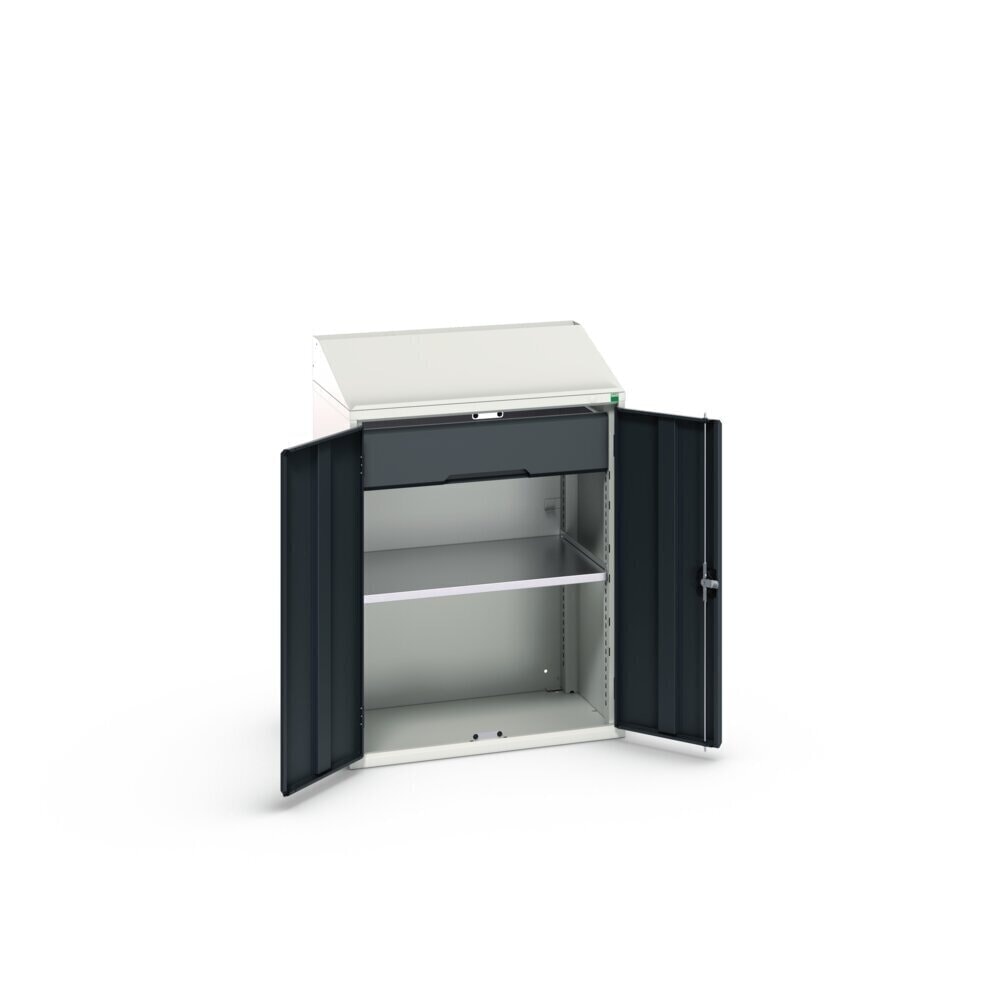 Produktabbildung Nr. 2: bott verso Pultschrank, mit 1 Fachboden und 1 Schublade, BxTxH: 800 x 550 x 1130 mm