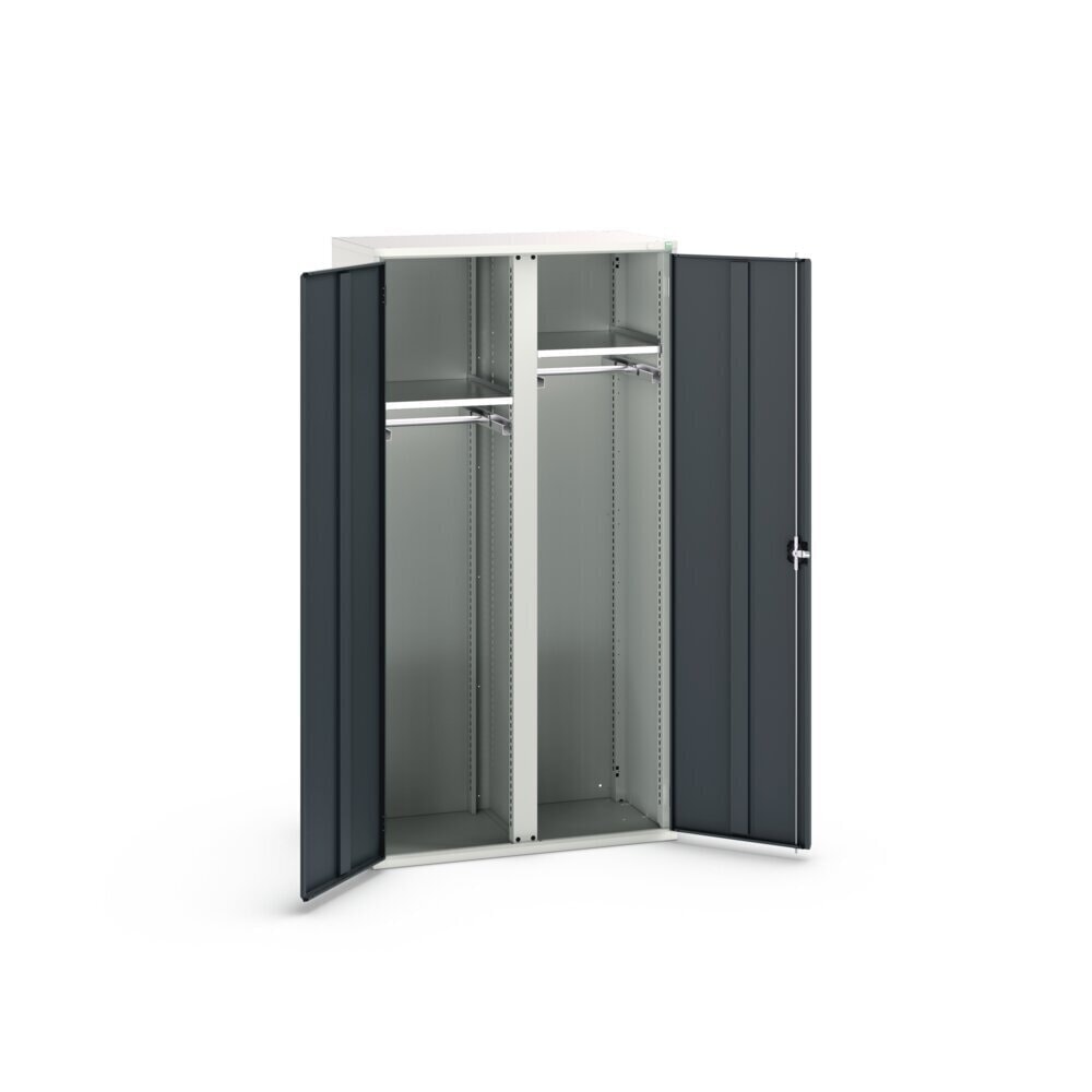 Produktabbildung Nr. 3: bott verso Flügeltürschrank mit Schubladen, mit 2 Fachböden und 2 Kleiderstangen, BxTxH: 1050 x550 x 2000 mm