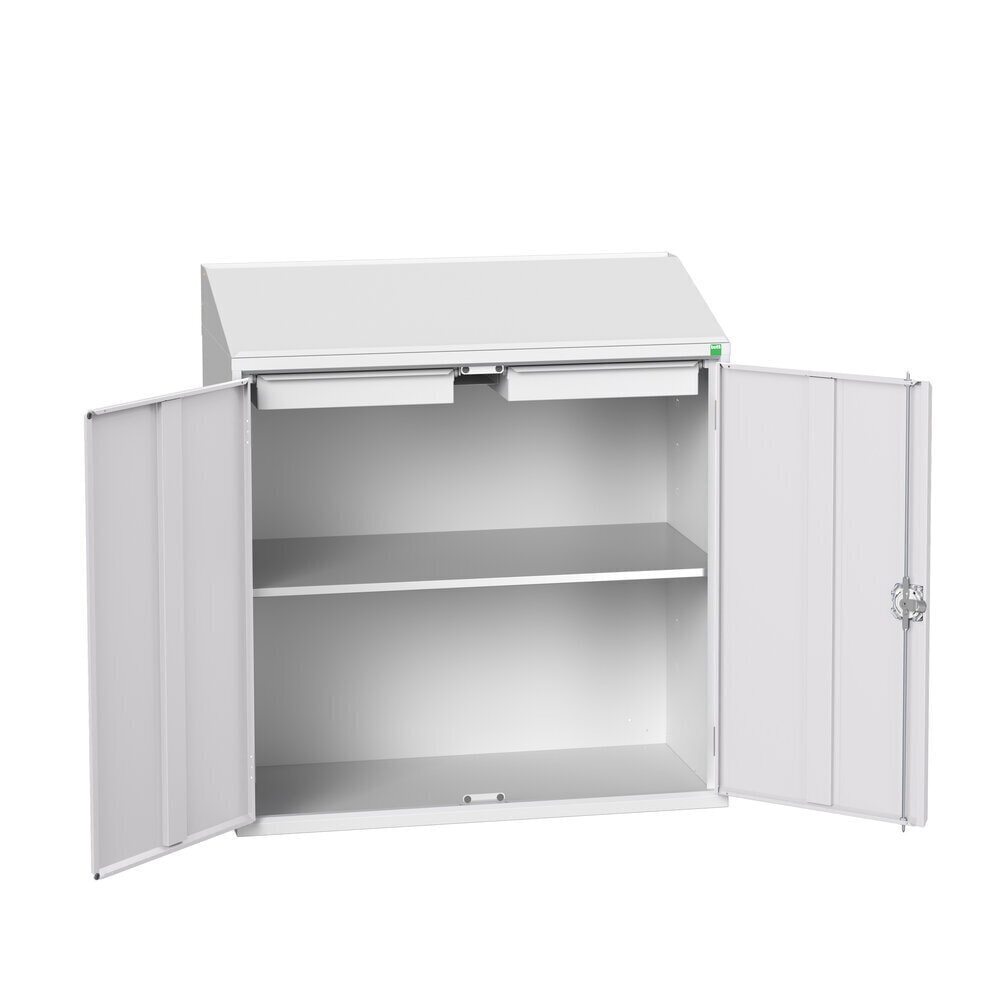 Produktabbildung Nr. 2: bott verso Economy Pult, mit 1 Fachboden und 2 Schubladen, BxTxH: 1050 x 550 x 1130 mm