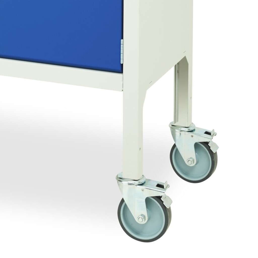 Produktabbildung Nr. 3: bott verso Montagewagen, mit 2 Türen, Fachböden und Multiplex-Top, BxTxH: 1050 x 600 x 980 mm