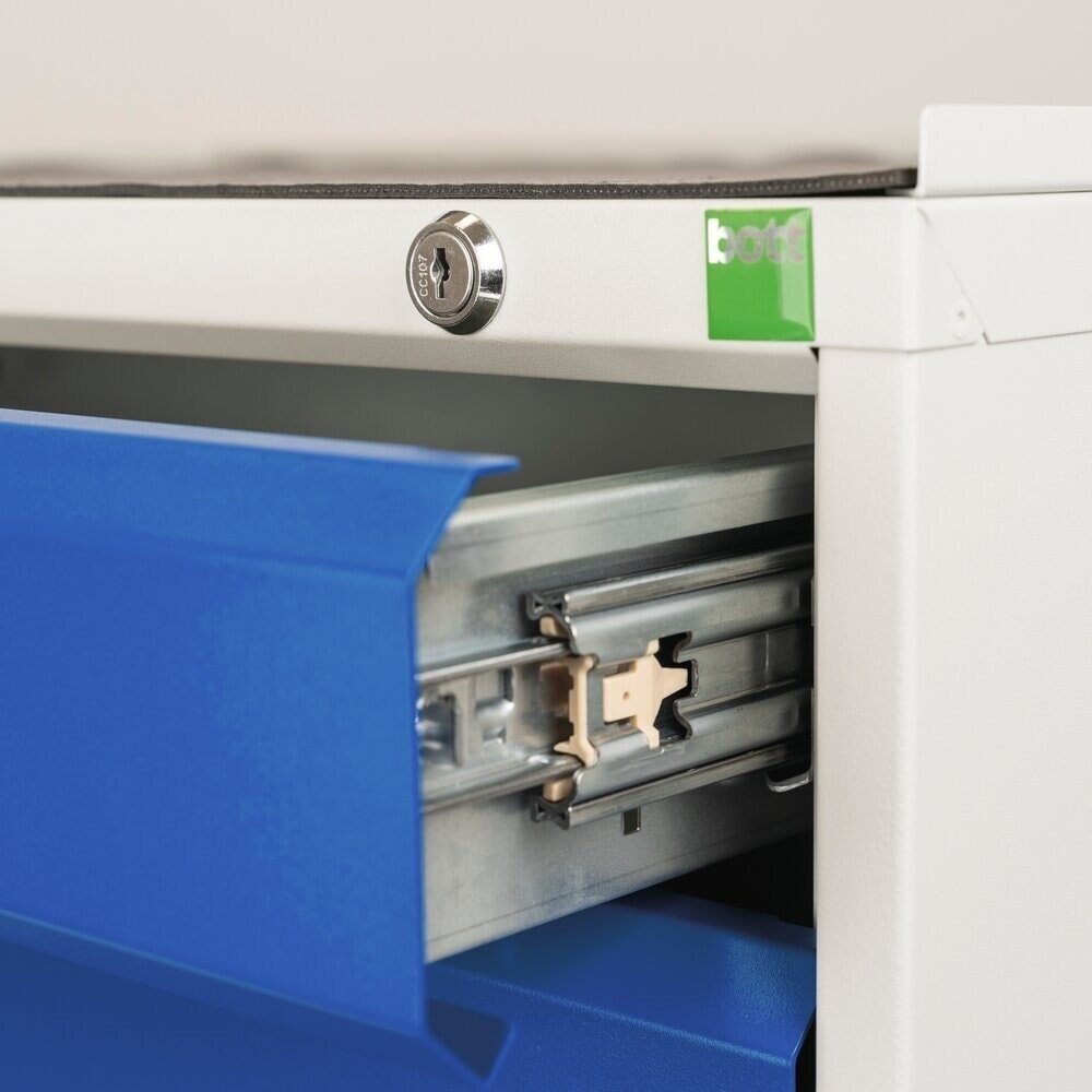 Produktabbildung Nr. 3: bott verso Werkstattwagen, mit 6 Schubladen und Multiplex Top, BxTxH: 1050 x 600 x 980 mm