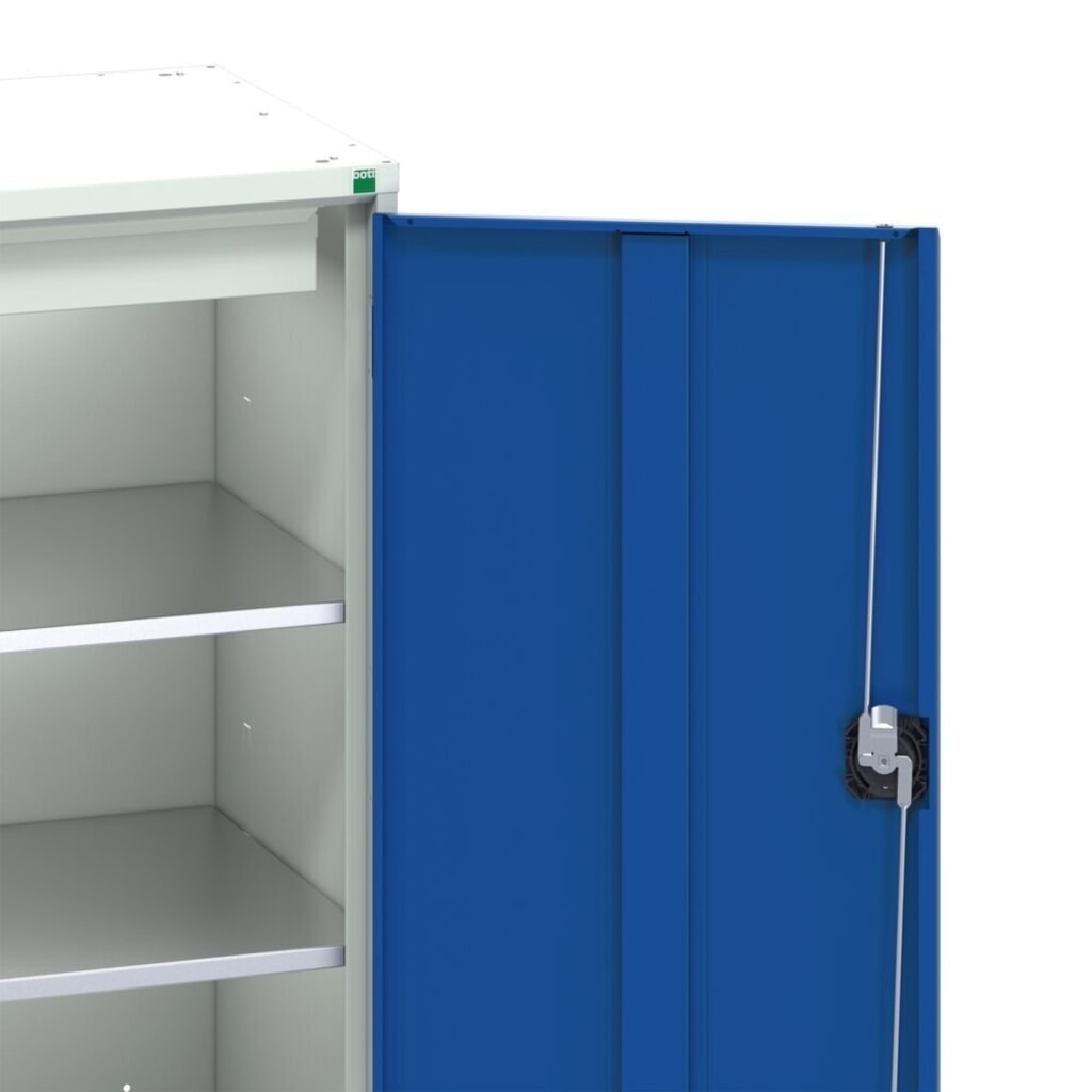 Produktabbildung Nr. 3: bott verso Economy Pult mit perfo Rückwand, mit 2 Fachböden, 1 Schublade, BxTxH: 1050 x550 x 2000 mm