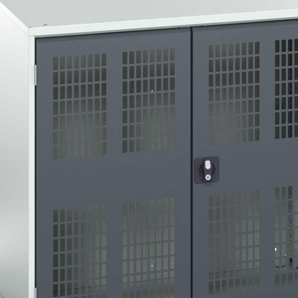 Produktabbildung Nr. 6: bott verso Kleiderspind mit Belüftung, mit 2 Fachböden, 8 Schubladem, Trennwand, BxTxH: 1050 x 550 x 1000 mm