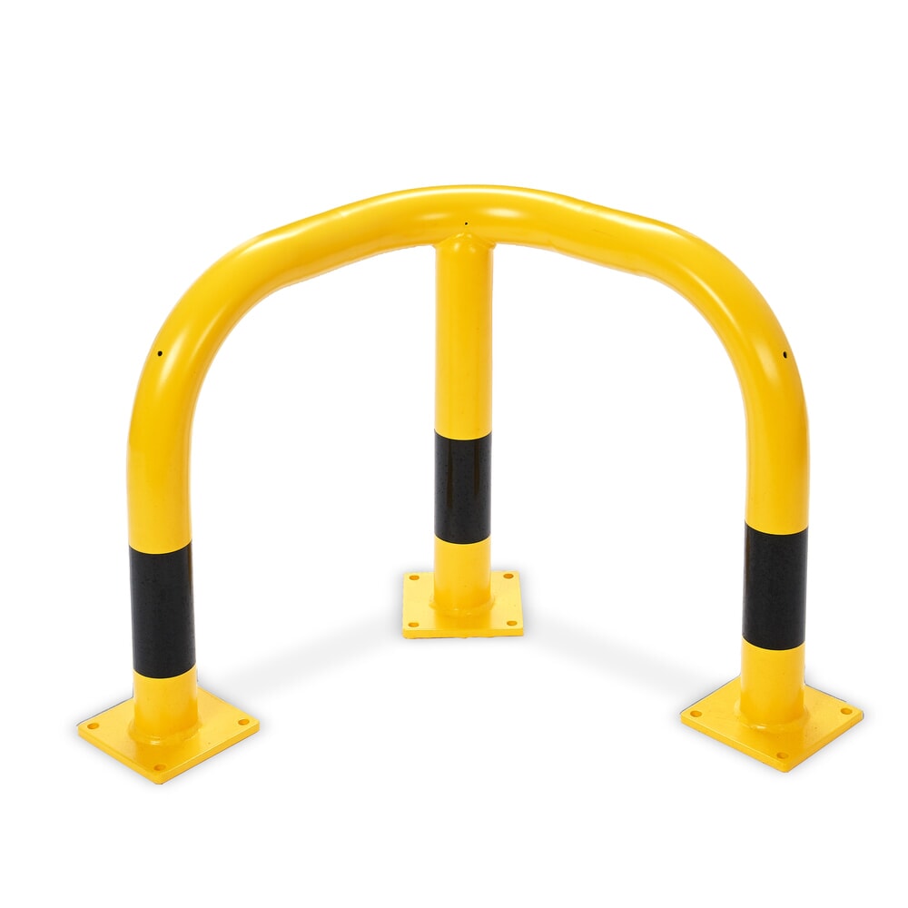 Produktabbildung Nr. 3: Steinbock® Eck-Rammschutzbügel, Innenbereich, HxL 600 x 600 mm, Ø 76 mm