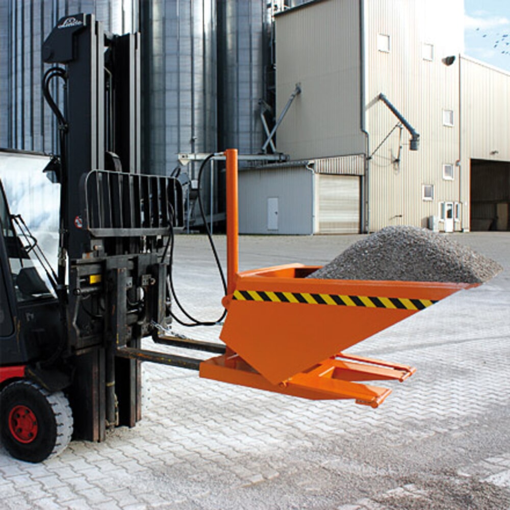 Produktabbildung Nr. 6: Eichinger® Schaufel mit hydraulischer Kippvorrichtung, 750 kg, 750 Liter, reinorange