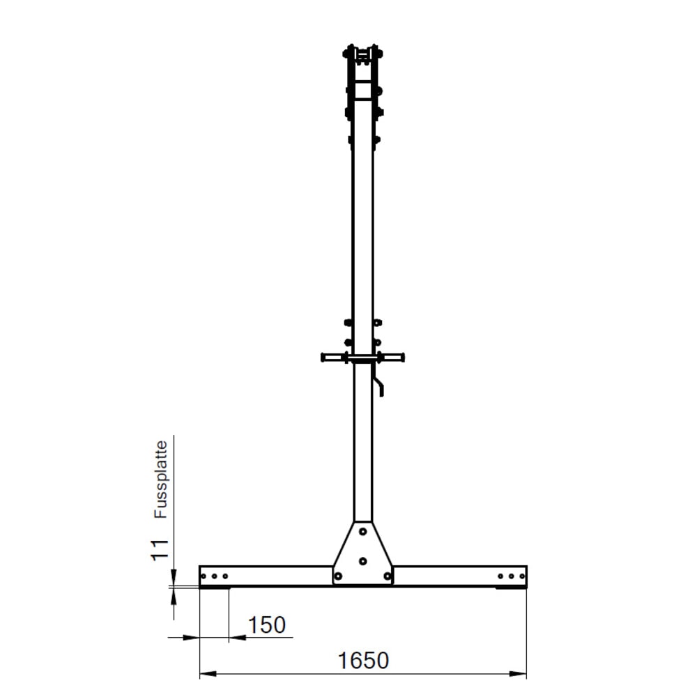 Produktabbildung Nr. 6: Alu-Portalkran ARZ, Länge 4.000 mm, TK 1.500 kg