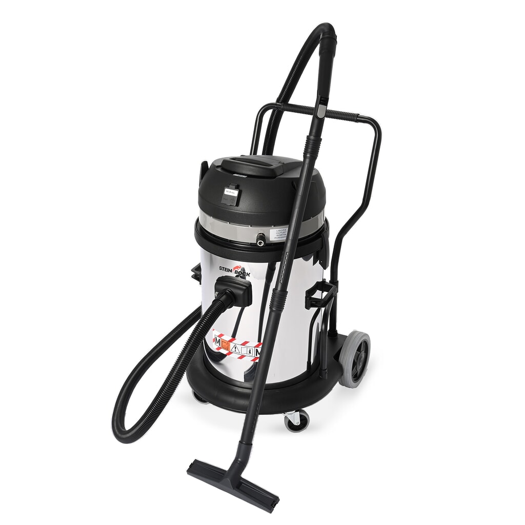 Produktabbildung: Steinbock® Sicherheitssauger trocken VS 2/62 M TC PN, M-Klasse, max. 2.400 W, 62 l, Edelstahl