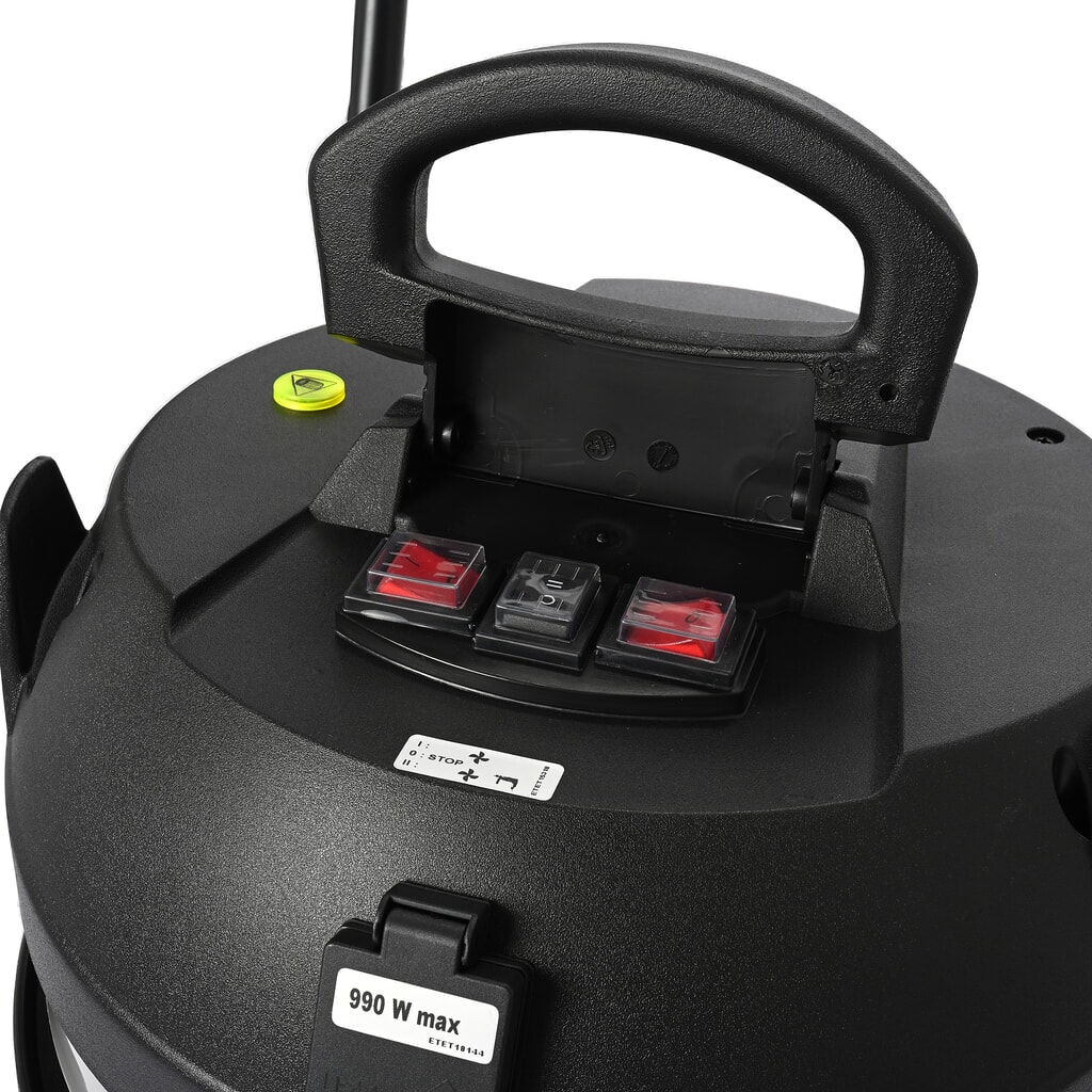 Produktabbildung Nr. 11: Steinbock® Sicherheitssauger trocken VS 2/62 M TC PN, M-Klasse, max. 2.400 W, 62 l, Edelstahl