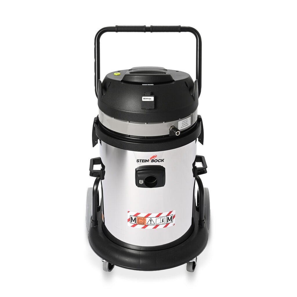 Produktabbildung Nr. 12: Steinbock® Sicherheitssauger trocken VS 2/62 M TC PN, M-Klasse, max. 2.400 W, 62 l, Edelstahl