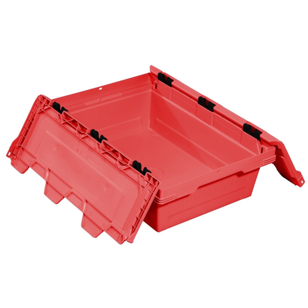 Produktabbildung Nr. 3: Allit Eurobox, aus PP, HxBxT 199 x 600 x 400 mm, 29 Liter, rot
