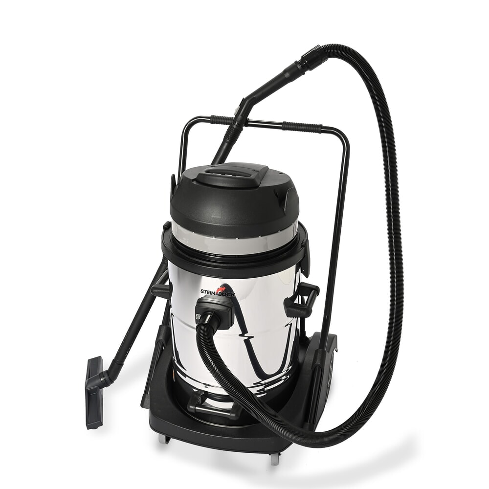 Produktabbildung: Steinbock® Industriesauger nass-trocken VS 3/78 W&D, max. 3.300 W, 78 l, Edelstahl