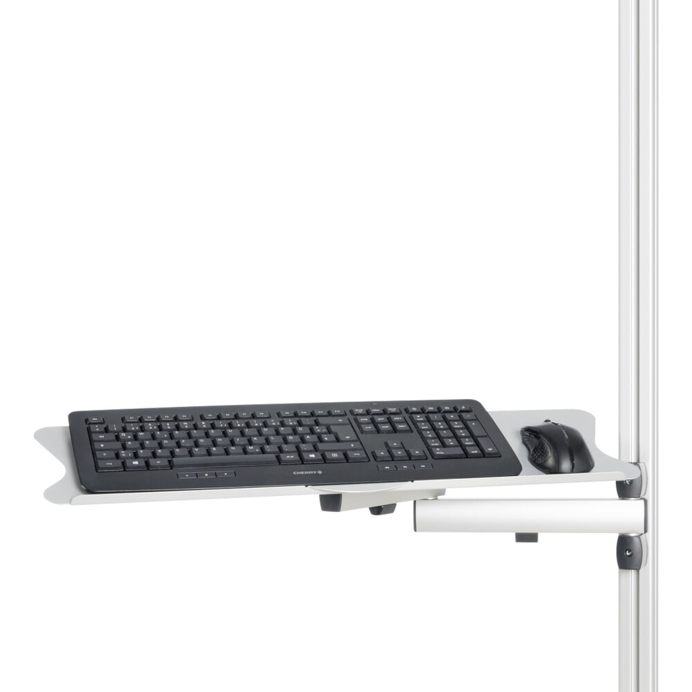 Produktabbildung: Schwenkarm für RAU Packtisch, für Maus und Tastatur, mit 3 Gelenken, Reichweite 520 mm