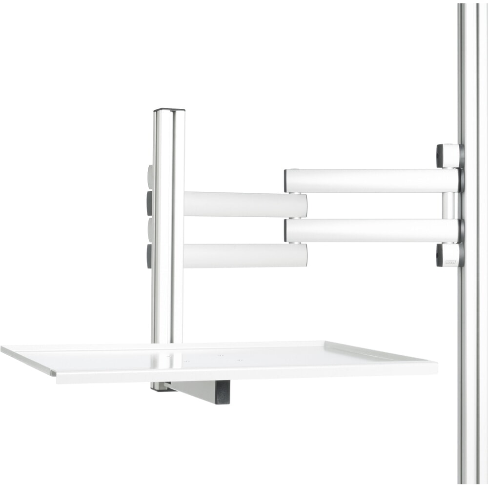 Produktabbildung Nr. 2: Schwenkarm für RAU Packtisch, mit 3 Gelenken, inklusive Tablar, Reichweite 540 mm