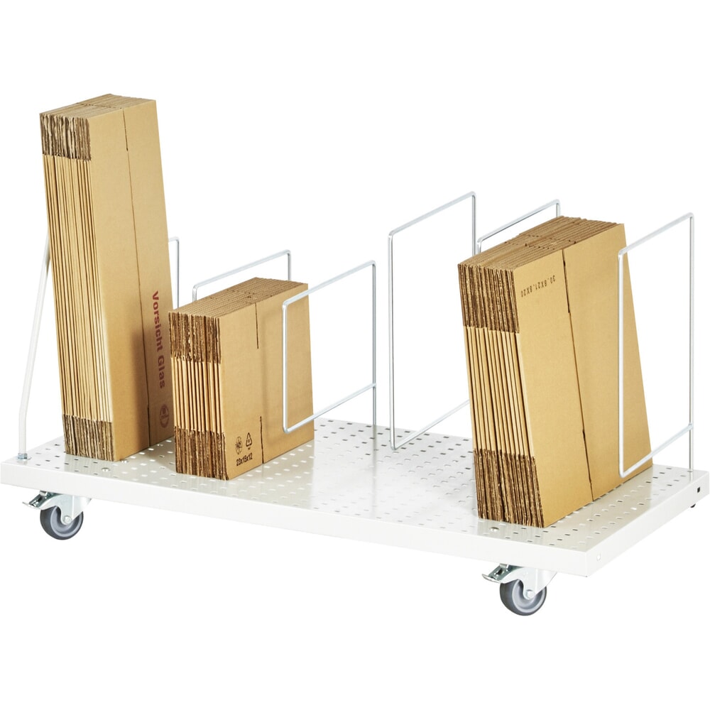 Produktabbildung Nr. 2: RAU Kartonagen-Magazin für Packtische, fahrbar, lichtgrau, HxBxT 615 mm x 915 mm x 650 mm