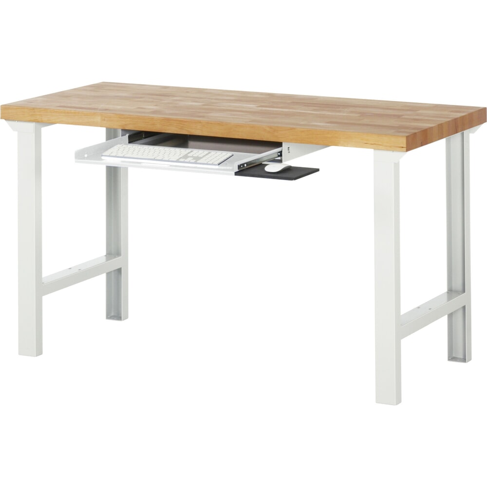 Produktabbildung Nr. 2: Tastaturauszug für RAU Packtisch, lichtgrau, HxBxT 85 mm x 640 mm x 485 mm