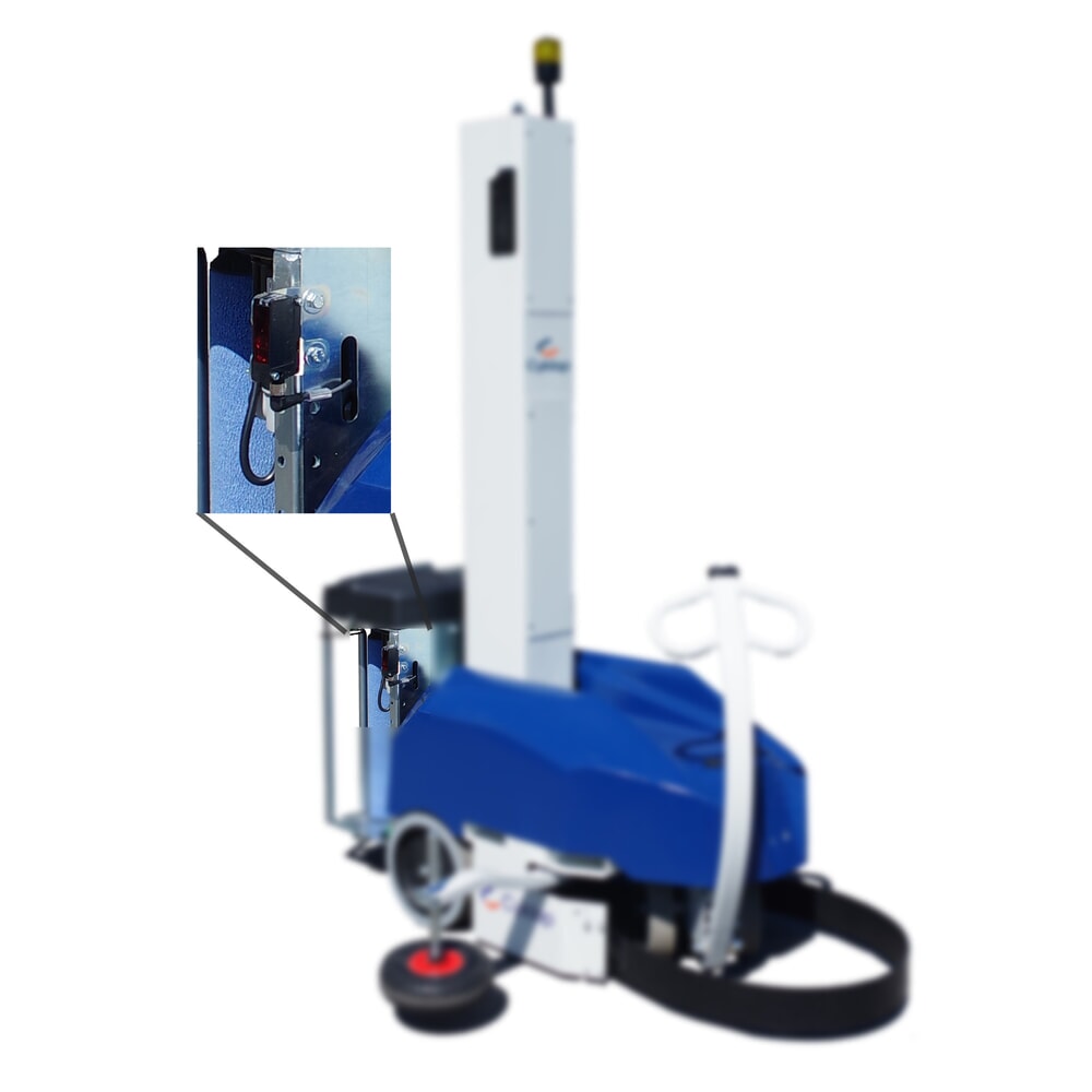 Produktabbildung: Lichtschranke schwarze Produkte für Cyklop® Stretchroboter Cyklobot