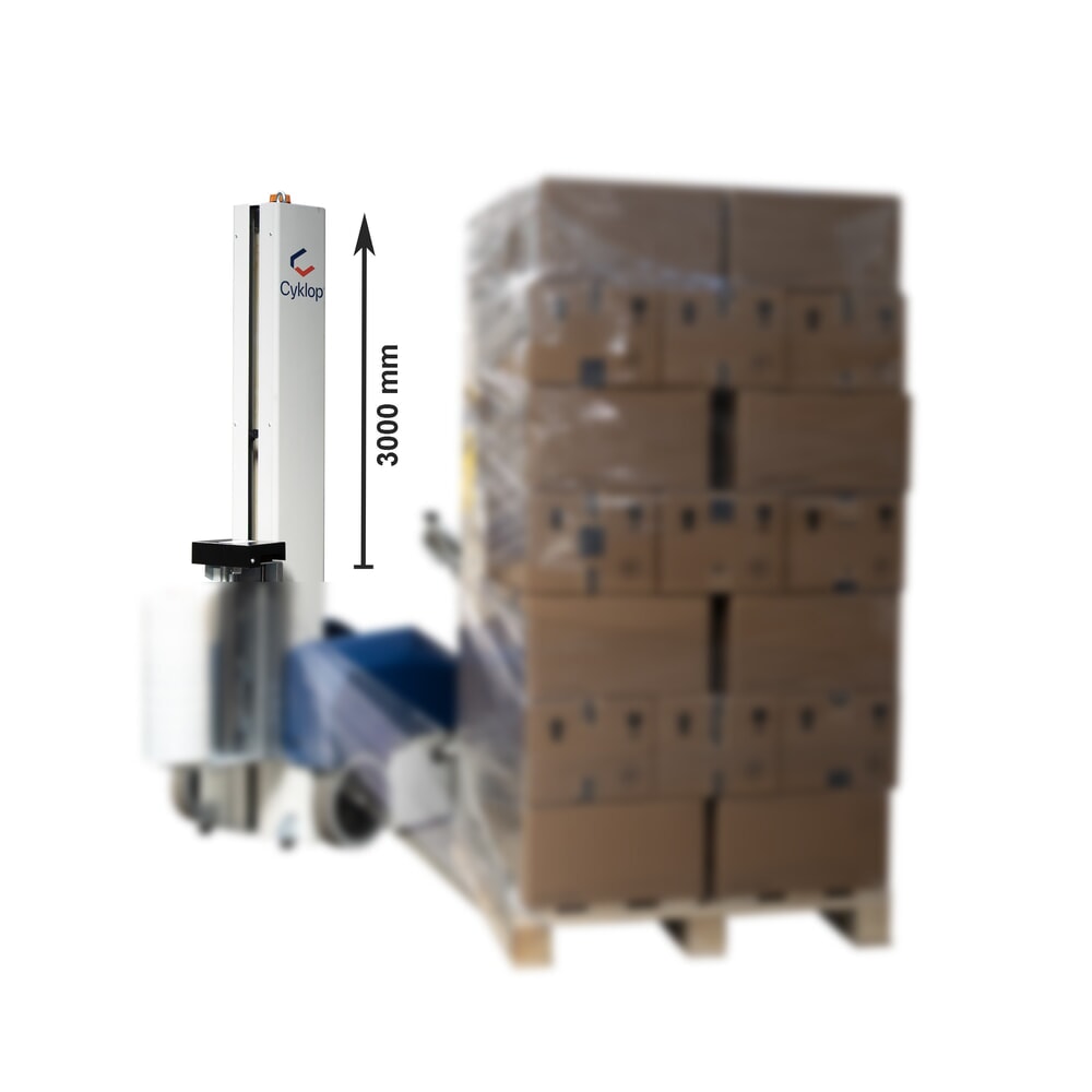 Produktabbildung: Aufpreis Masthöhe für Cyklop® Stretchroboter Cyklobot, Höhe 3000 mm