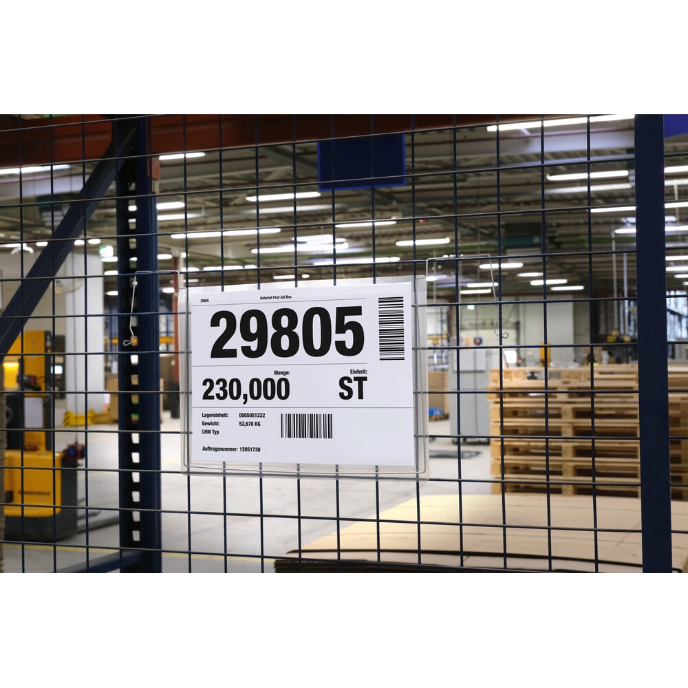 Produktabbildung Nr. 7: DURABLE Dokumententasche mit Drahtbügeln, DIN A4 quer, offen