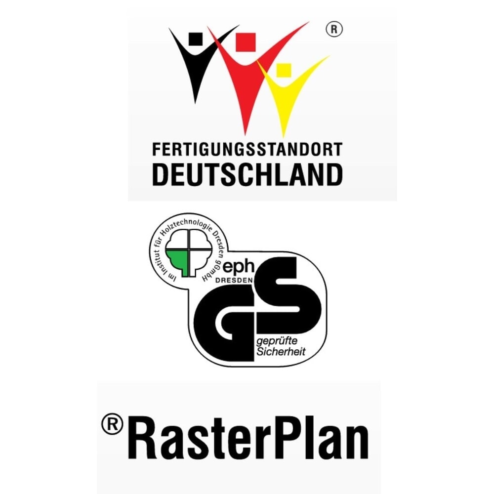 Produktabbildung Nr. 4: Kappes RasterPlan Lochplatten-Einsteigerset, mit Werkzeughaltersortiment, HxBxT 450 mm x 1000 mm x 150 mm, 15-teilig, enzianblau