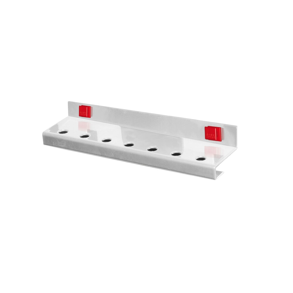 Produktabbildung: Kappes ABAX Bithalter für 7 Bits, alufarben